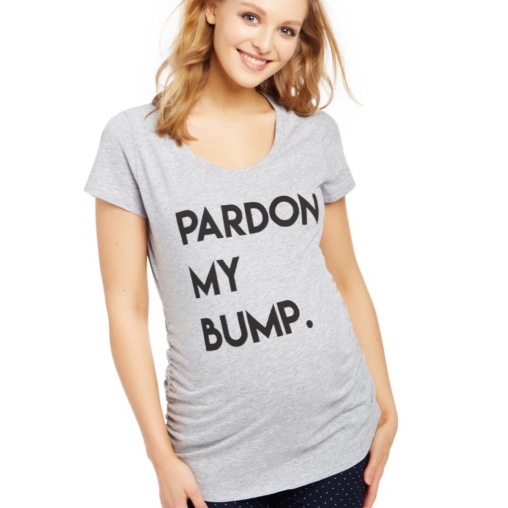 Motherhood Maternity ‘Pardon My Bump’ T-Shirt